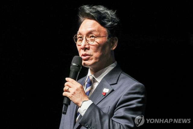 광주 서구청 초청 국정설명회, 발언하는 김민석 국무총리