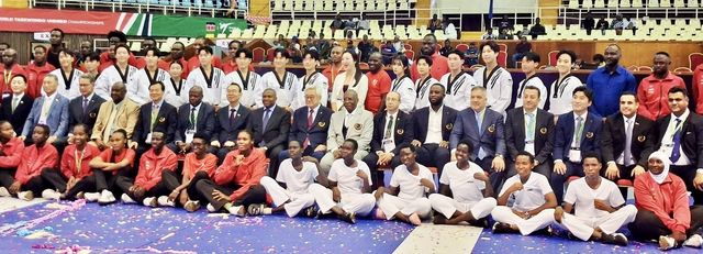 나이로비 2025 세계태권도 U-21 챔피언십 개막식 기념촬영