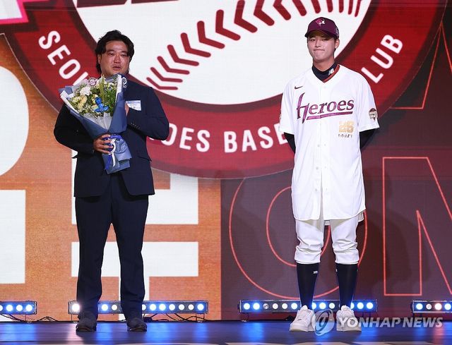 '박석민 아들' 북일고 박준현, 신인드래프트 전체 1순위 키움행