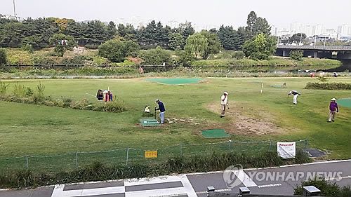 파크골프 장면