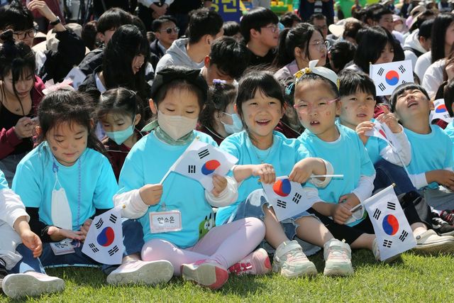 '녹차수도 보성 다 청년 페스티벌' 참여한 어린이들