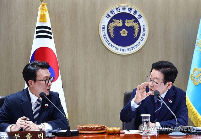 이재명 대통령과 김민석 국무총리