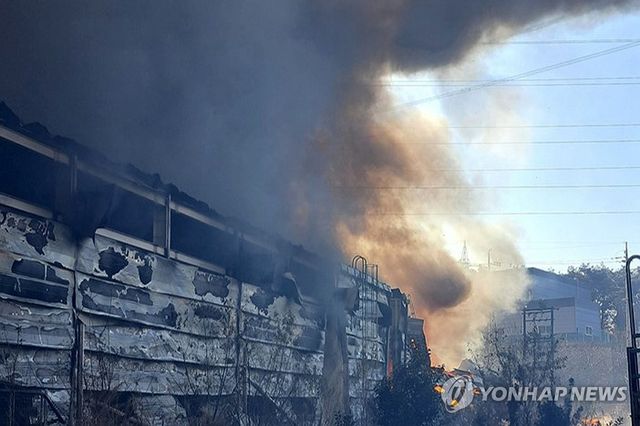 칠곡 섬유공장서 불