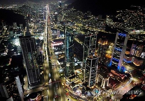 멕시코 몬테레이 수도권 산페드로가르사가르시아 전경