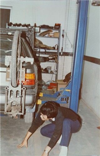 현대차 포니 엑셀 미국 환경 인증차 점검 사진