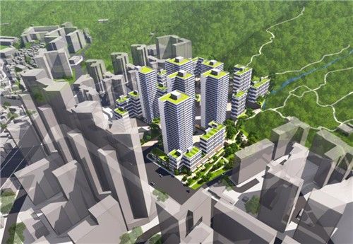 면목9구역 주택정비형 공공재개발사업 조감도