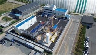 '충북 그린수소산업 규제자유특구'에 지어진 암모니아 기반 수소 생산·활용 시설