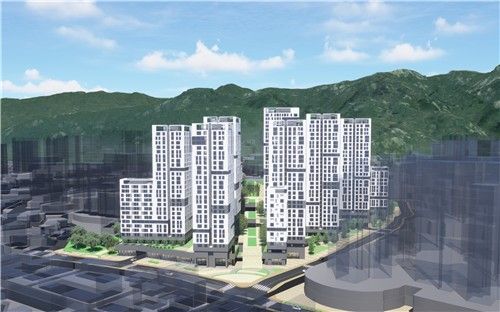 홍제4구역 주택재개발 정비구역 투시도