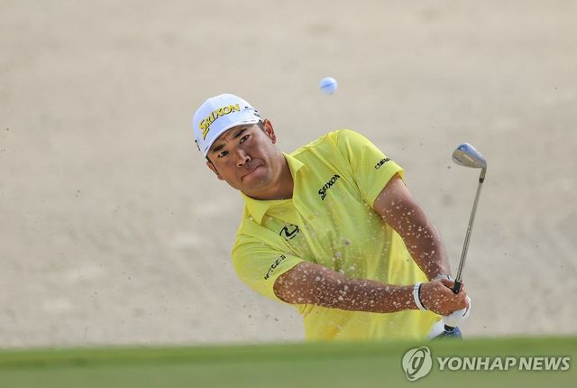 마쓰야마의 경기 모습