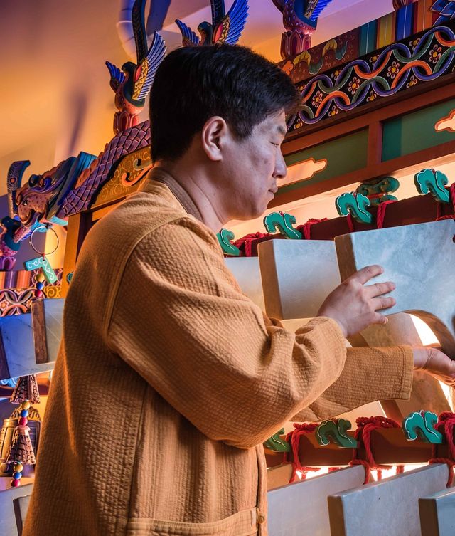 국가무형유산 악기장 보유자로 인정 예고된 김종민 씨