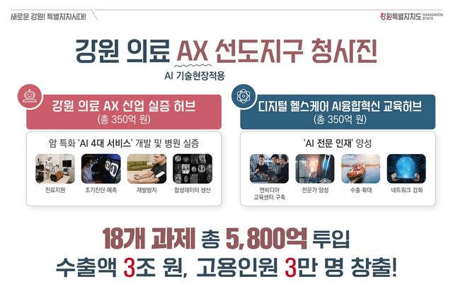 강원 의료 AX 선도지구 청사진