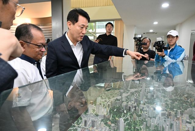 말레이시아 복합터널 'SMART' 방문한 오세훈 시장