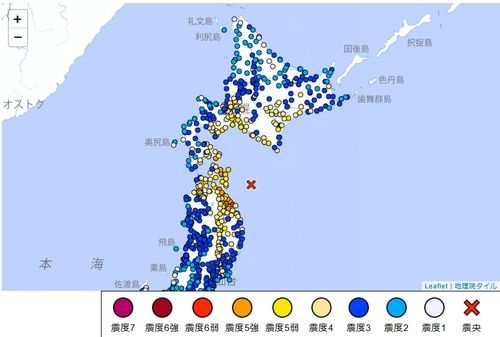 日아오모리현 앞바다서 규모 7.2 지진…"쓰나미 경보"
