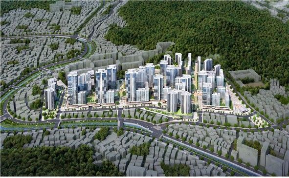 관악구 신림5구역 재개발 조감도