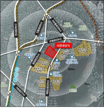 은평구 응암동 101일대 위치도