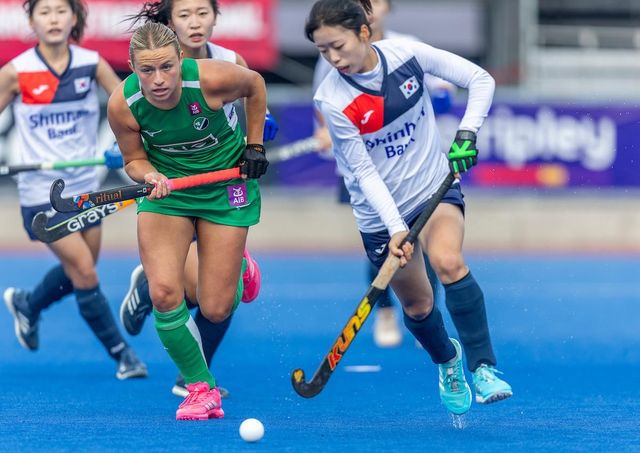 한국과 아일랜드의 13-16위전 경기 모습. 