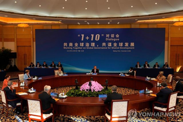 중국과 국제 경제기구 수장 '1+10' 대화