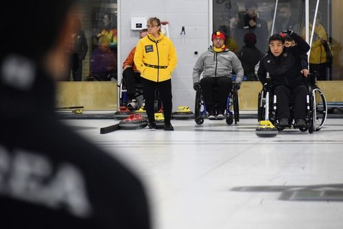 캐나다 인빅터스 게임 휠체어컬링에 출전한 권영수