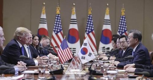 트럼프 1기 한미정상회담 