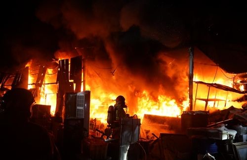 화재 진압 현장