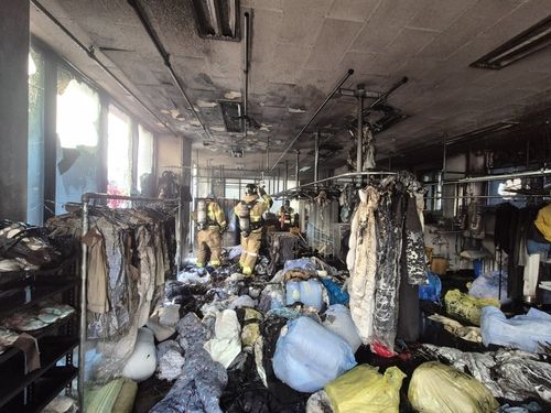 수원 상가주택 화재 현장