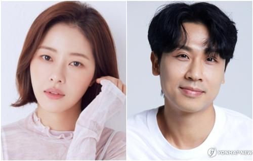 좌측부터 배우 박하나·프로농구 고양 소노 감독 김태술