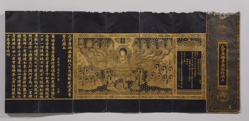 보물 '감지금니 대방광불화엄경입불사의해탈경계보현행원품'