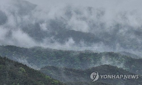 팔공산 일대 산맥