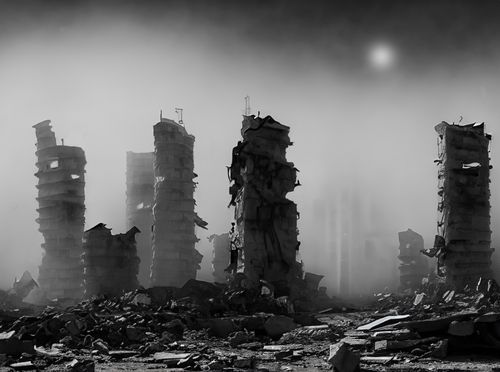 폐허가 된 지구