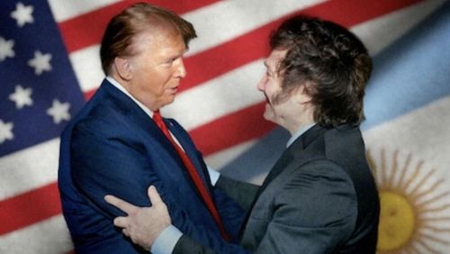 트럼프 미국 대통령과 밀레이 아르헨티나 대통령