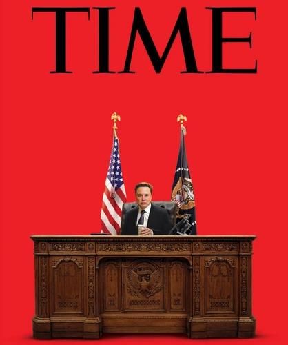 타임지 표지의 머스크