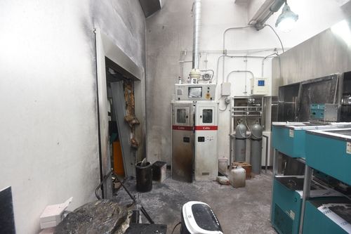 연구소 폭발·화재 사고 현장