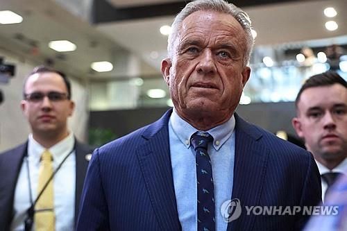 보건장관 취임 앞둔 로버트 케네디 주니어