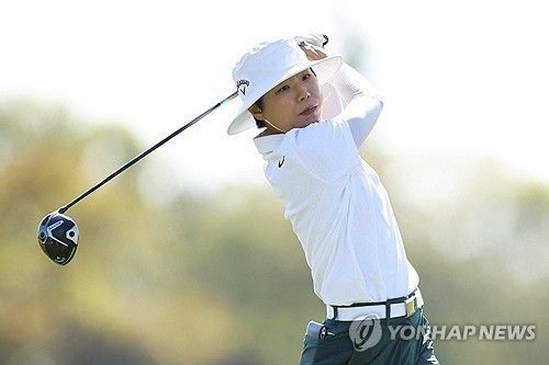 이소미의 티샷.