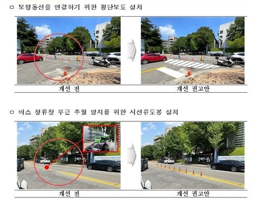 대학 캠퍼스 내 교통안전 개선 사례