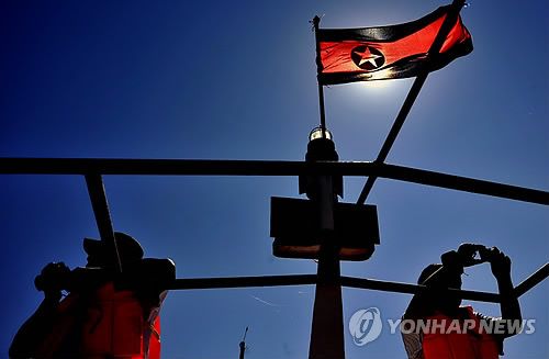 2010년 라선경제특구를 찾은 외국인 관광객들