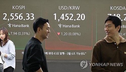 코스피 2,550대서 상승 출발
