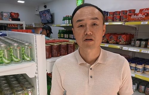 연합뉴스와 인터뷰하는 정훈 쿠바한인회장