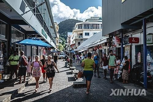 세이셸 수도 빅토리아 시내 전경