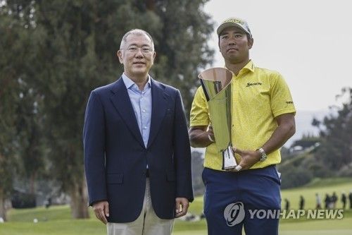 2024년 제네시스 인비테이셔널 찾은 정의선 현대차그룹 회장 