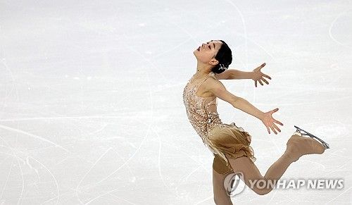 김채연, '금빛이 보인다'