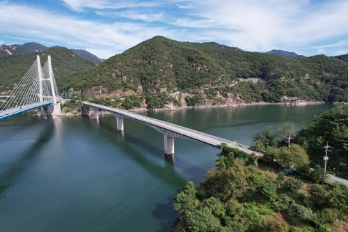 옛 청풍교 전경