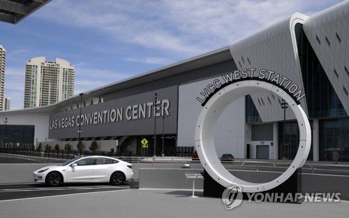 보링컴퍼니가 미국 라스베이거스에 건설해 운영 중인 '루프' 스테이션