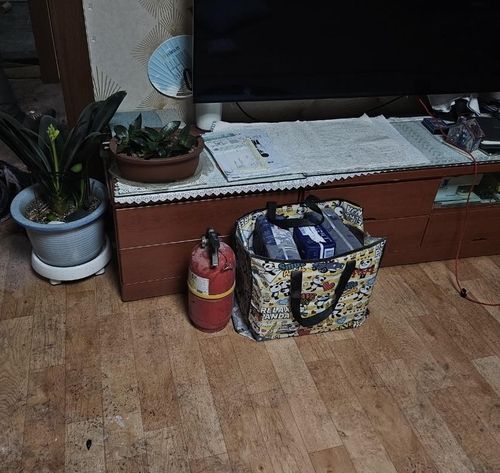 화재 진화에 쓰인 소화기