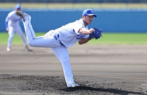 최원태, 삼성 이적 후 첫 평가전 등판