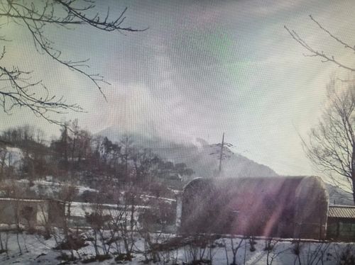 창원시 진해구 용원동 야산 산불