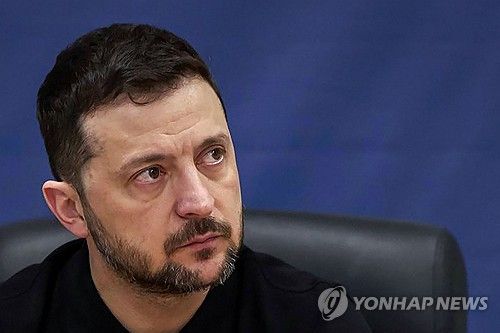 볼로디미르 젤렌스키 우크라이나 대통령. [우크라이나 대통령실 제공 AFP=연합뉴스. 재판매 및 DB 금지]