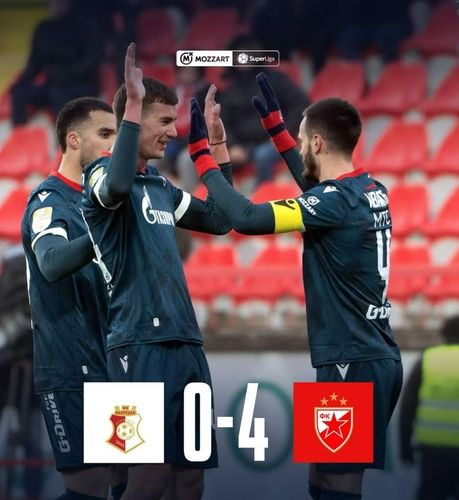 4-0 대승을 거둔 즈베즈다