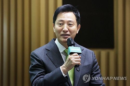 마이크 잡은 오세훈 시장
