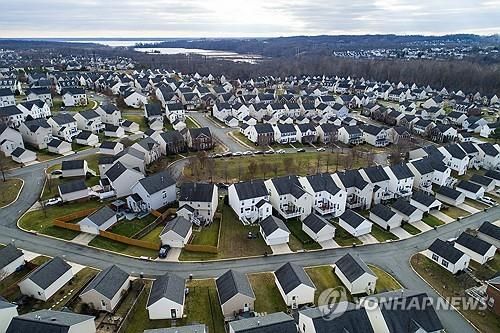 미 버지니아주의 단독주택 단지